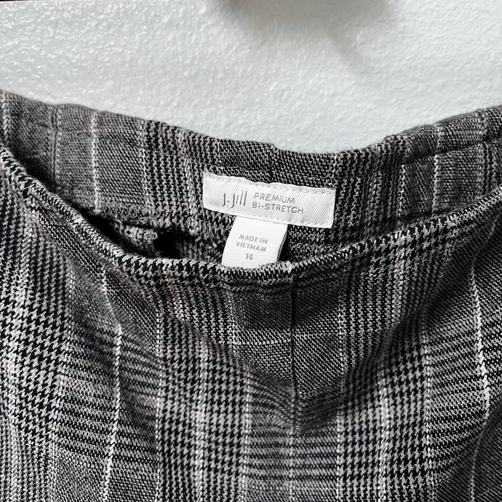 J. Jill Black and White Plaid Pants - Picture 2 of 3